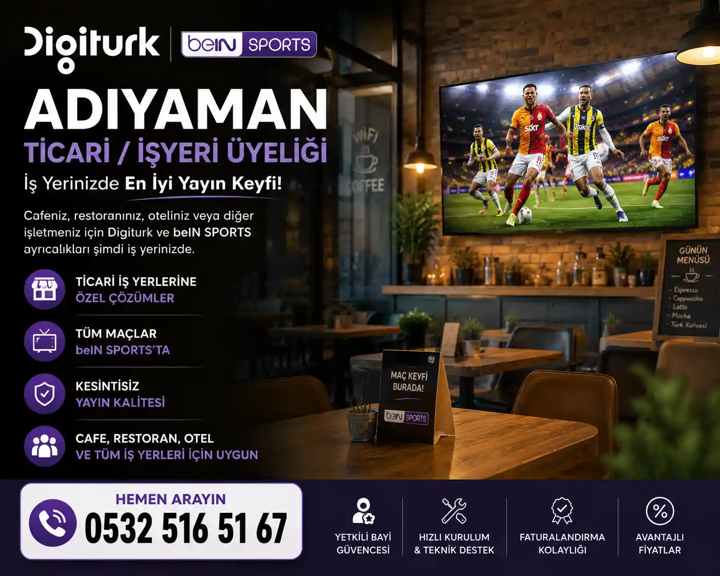 Digiturk Adıyaman Ticari Üyelik